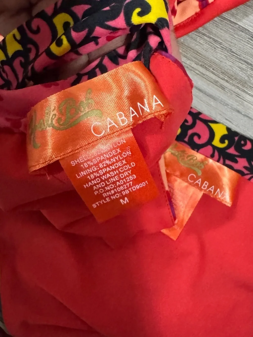 Hale Bob Cabana multicoloured bikini set  Woman’s Size Size M